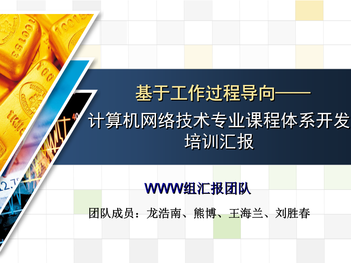 计算机网络技术专业课程体系开发培训汇报